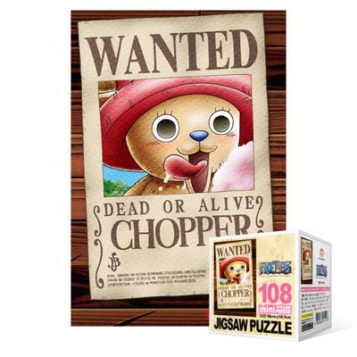 One Piece – Wanted Tony Tony Chopper [Mini] – 108dílné puzzle, oblíbené korejské puzzle