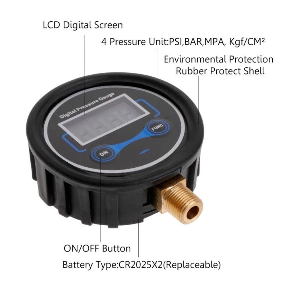 Backlight LCD Precision: 0.01Bar Digital Tire Pressure Gauge PSI Meter 0-200PSI Tyre Air Gauge
