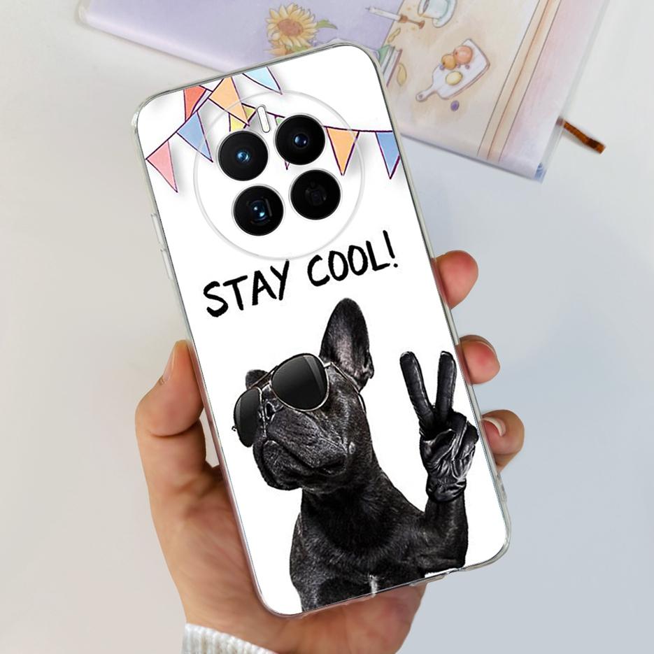 For Huawei Mate 50 Pro Case Stylish Butterfly Flowers Soft Slim Fundas Phone Case For Huawei Mate 50 Mate50 Pro Back Cover Coque