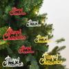 10 buc Semn Pandantiv Litere de Crăciun din Plastic Ornament cu Litere Merry Christmas Agățat Mașină