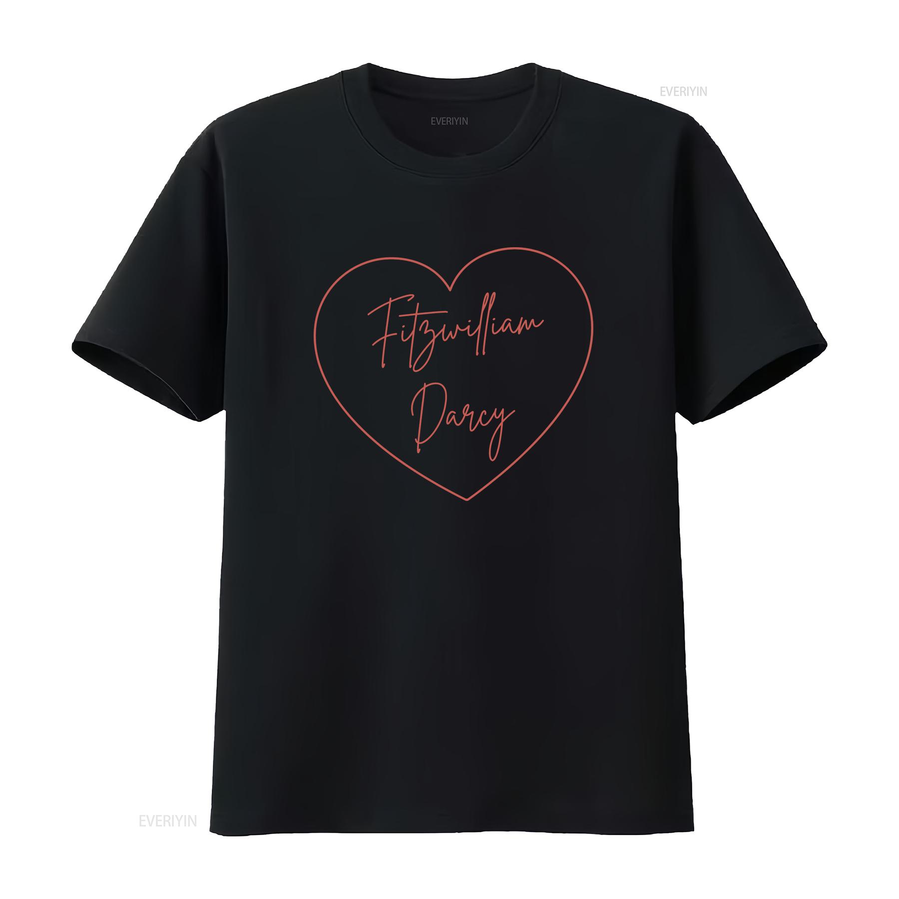 

Jane Austen T Shirt Fitzwilliam Darcy Pride and Prejudice s Elizabeth Bennet Pemberley vintage Washed streetwear Breathable 4XL