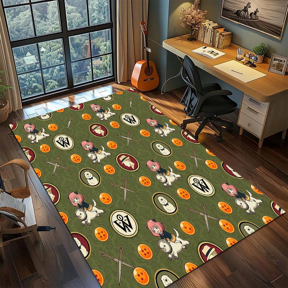 SPY×FAMILY Carpet Floor Mat Non Slip Large Area Washable Gamer Bedroom Home Room Decor YUN6512