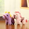 Mascot Doll Pony Pendant Cartoon Stuffed Animal Keyring Zodiac Pony Figurine Home Decoration