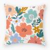New Flower Pillowcase Super Soft Printed Sofa Pillowcase Bedside Office Waist Cover