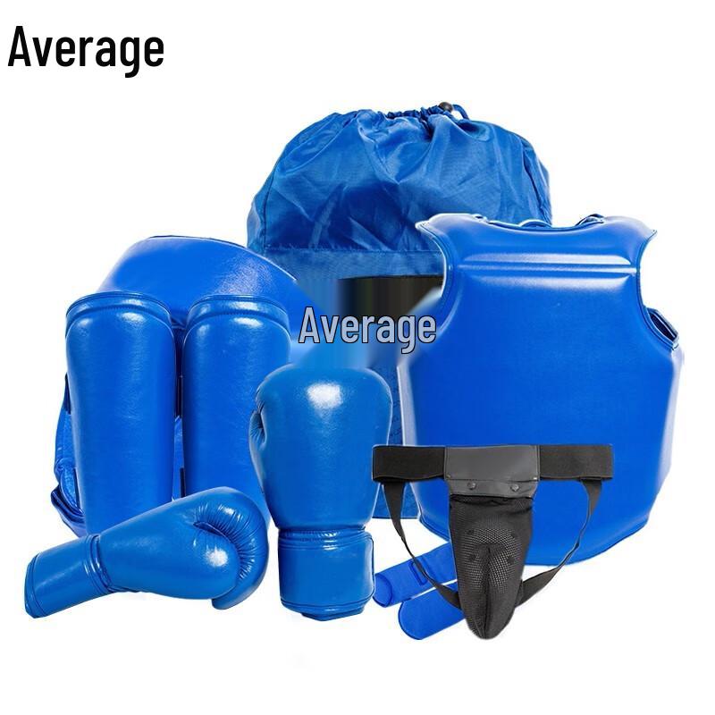 Zhongjun Sanda Boxing Combat 7-Piece Protective Gear Set