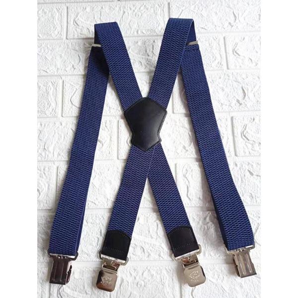 Men'S European Four-Clip Strap X-Shaped Corn Belt Large Clip Suspender Belt E-Commerce Men'S Shoulder
