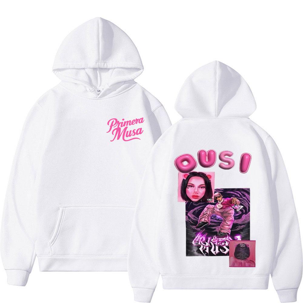 Omar Courtz Primera Musa Album 2025 Cover Hoodie Streetwear Men Women Clothing Long Sleeve Hoodies Hip Hop Oversized Sweatshirts