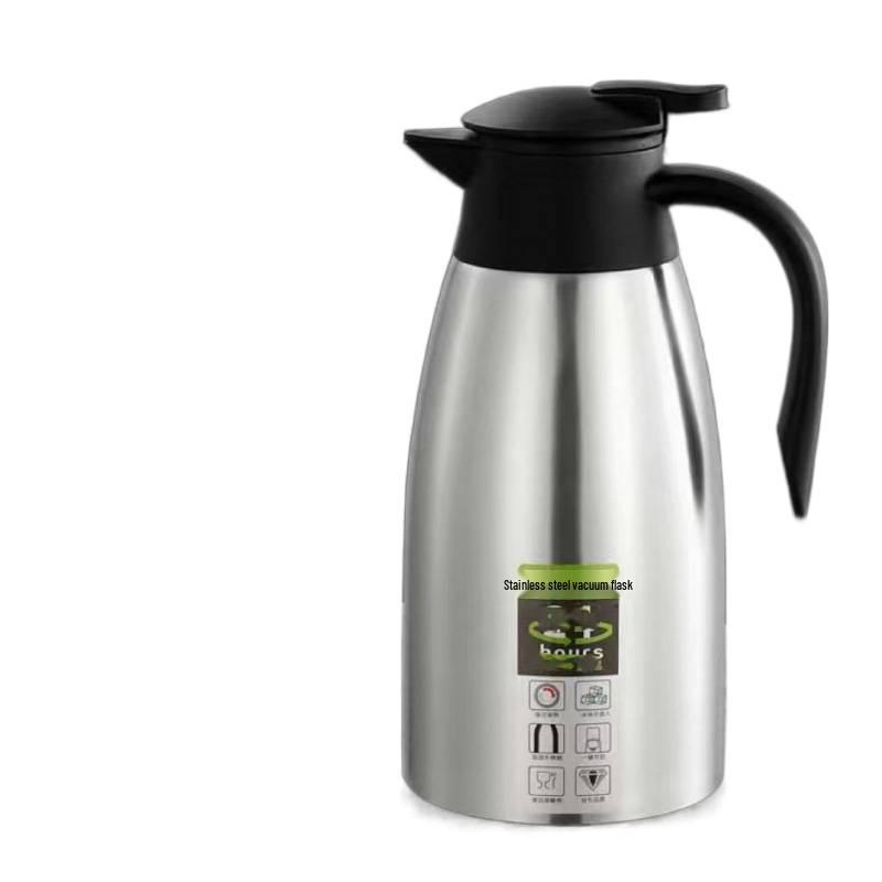 High-Grade Double-Layer Stainless Steel Insulated Water Kettle - Anti-Scald Thermos Flask for Home & Commercial Use