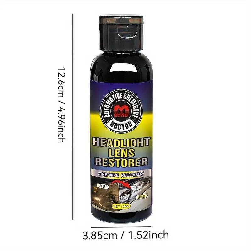 

Car headlight repair cream, anti-oxidation and scratch repair,PVC plastic polishing, suitable for car light maintenance and care 100ml