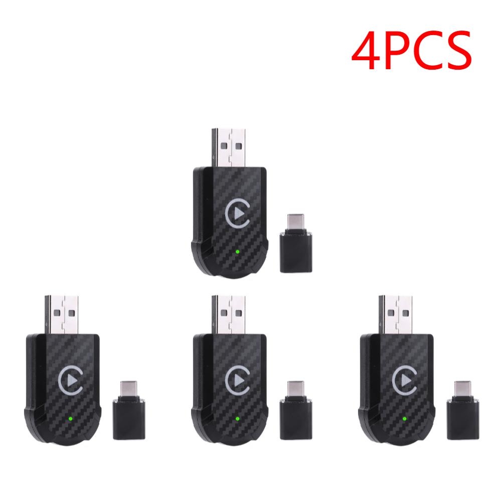 1/2/3/4/5PCS Wired To Wireless Carplay & Android Auto 2 in 1 Dongle Bluetooth-Compatible 5.0 WiFi for Android Auto Cars