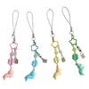 Cartoon Clovers Leaf Acrylic Charm Youth Trendy Phone Decors Charm Phone Decors Cute Beaded Keychain Phone Lanyard Charm