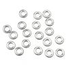 Steel Fishing Tackle Connecting Ring Tackle Connector Snap Split Rings Fishing Rings Lead Jigging
