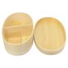 Marimo Craft SNOOPY Wooden Cutlery Wooden Bentwood Lunch Box W170 X H58 X D110mm & (Akubi Design) Approx. SPZ-4264