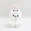 Bang Chan Stray Kids Plush Toy Keychain with Clothes, 4-inch Doll Set, Anime Character Figure, Crystal Super Soft PP Cotton Filling
