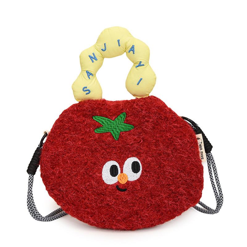 

Autumn and Winter New Women s Bags, Cute Cartoon Mobile Phone Bags. червоний
