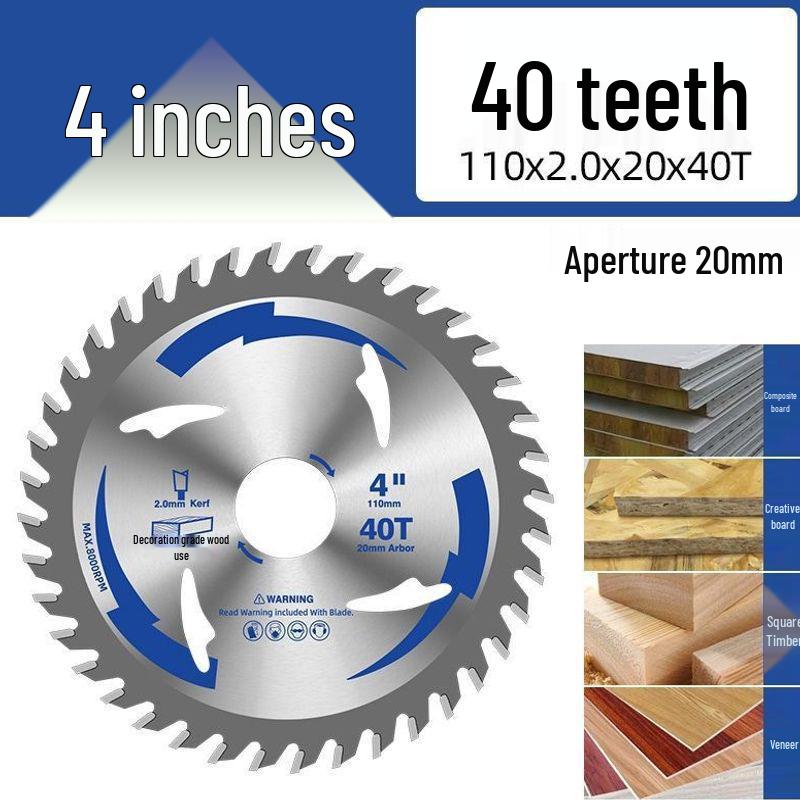 Woodworking Circular Saw Blade for Hand Grinders - Available in 4 to 10 inches