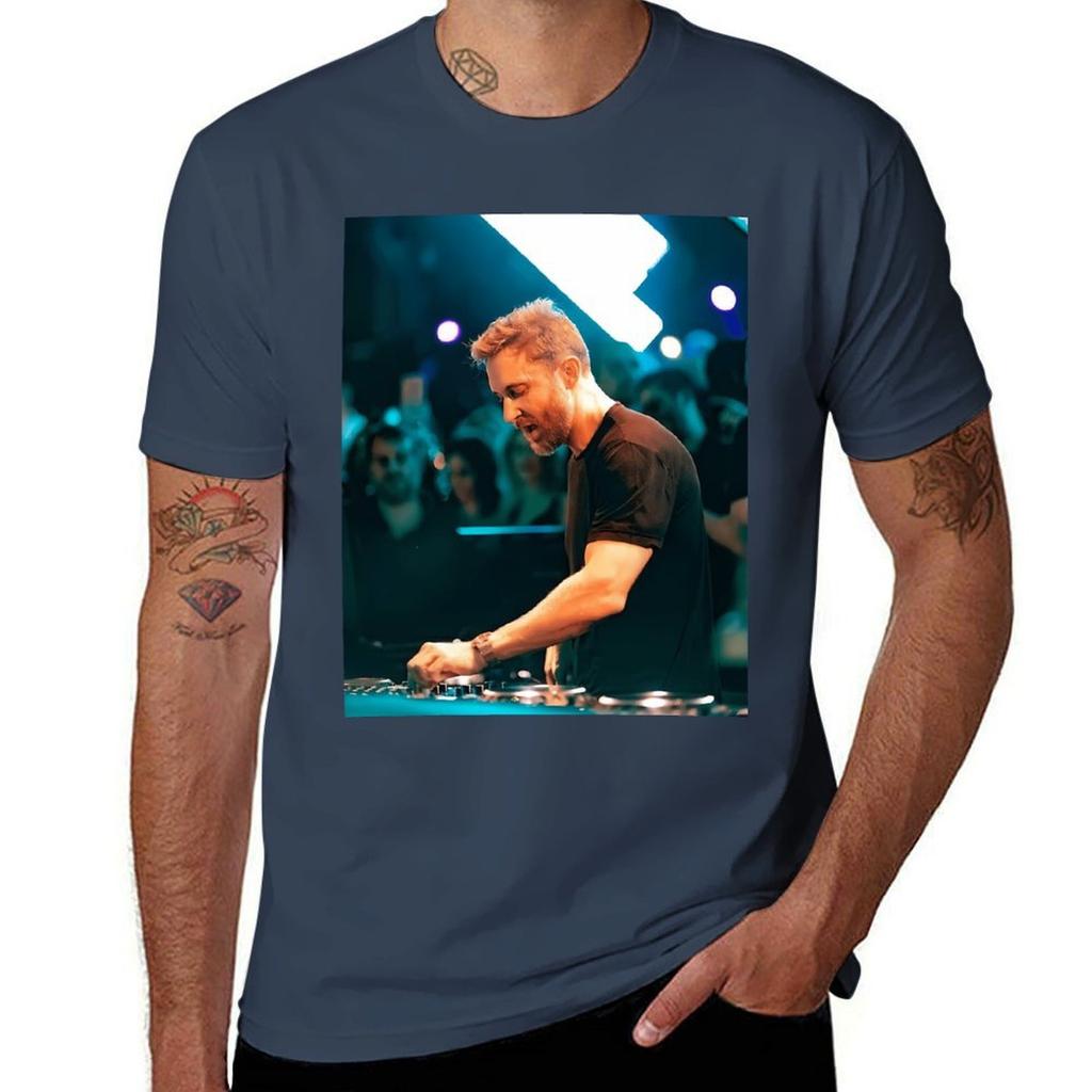 David Guetta Tshirt Plus Size Summer Casual Tshirt