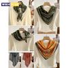 70cm Cashew Print Square Scarf Women’s Breathable Imitation Silk Bandanna Luxury Female Neckerchief Fashion Hijab Spring/Summer