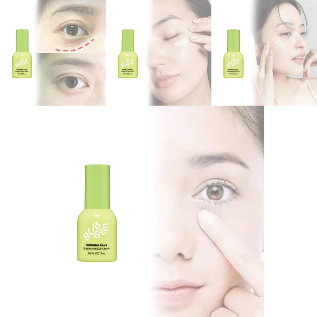 Creme Revitalizante de Olhos com Bolhas Clareador Para Olheiras e Inchaço 15ml