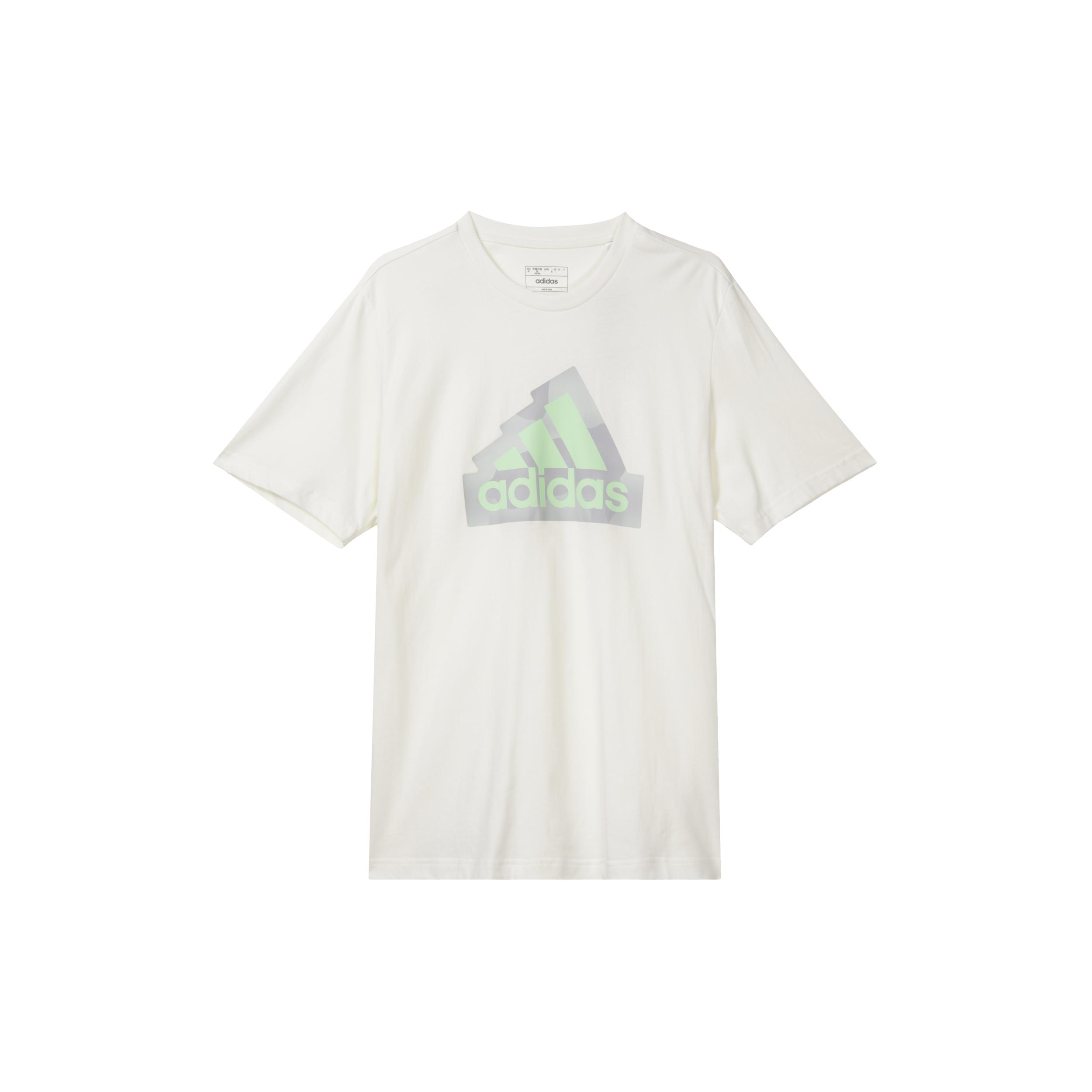 

New Adidas Set in Sleeve T Shirt Men s White IN6234 2XL