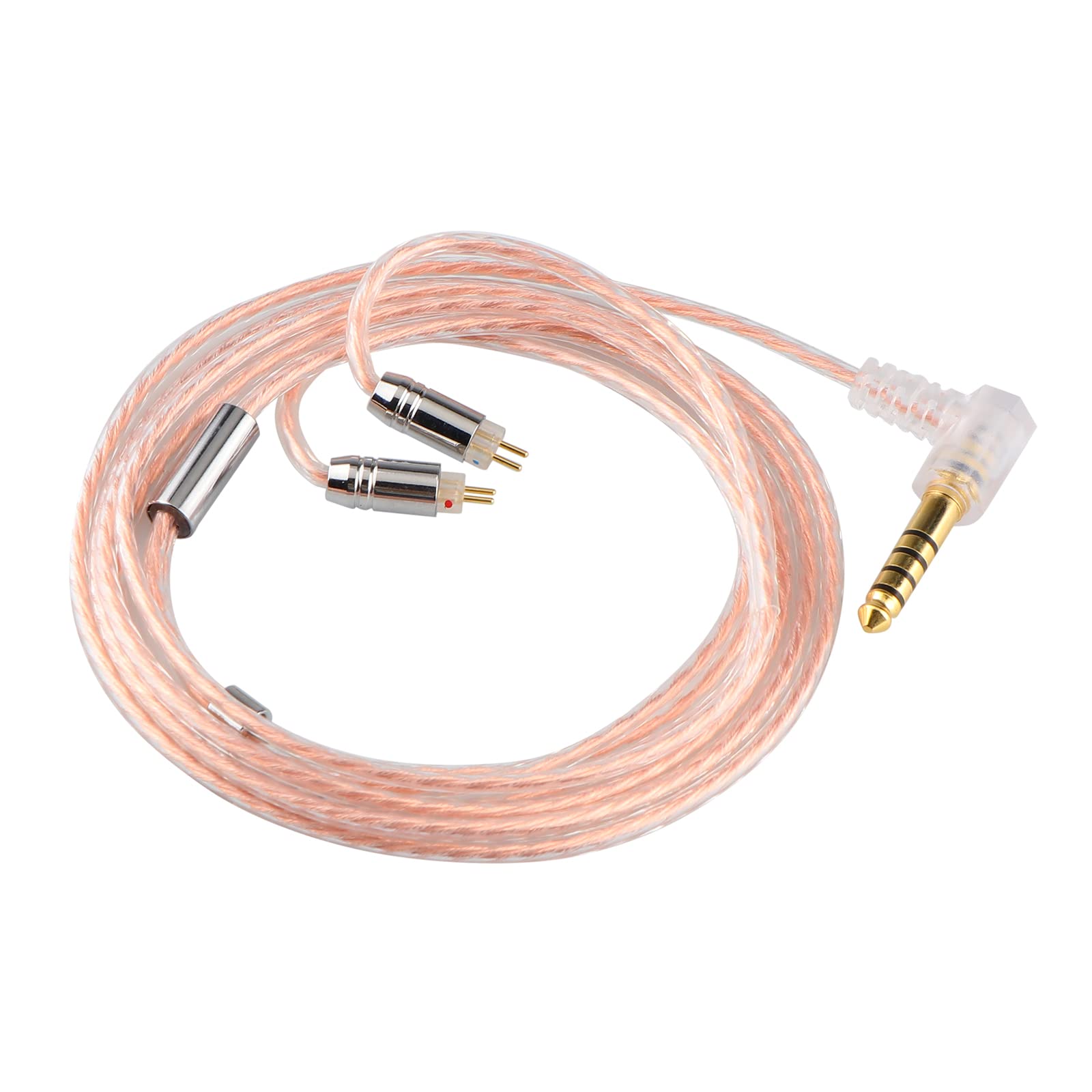 

LINSOUL TRIPOWIN Karen Earphone Cable, 2.5mm3.5mm4.4mm Gold-Plated Plugs with QDCMMCX0.78mm 2-Pin Connectors (0.78mm 2-Pin, 4.4mm Plug)