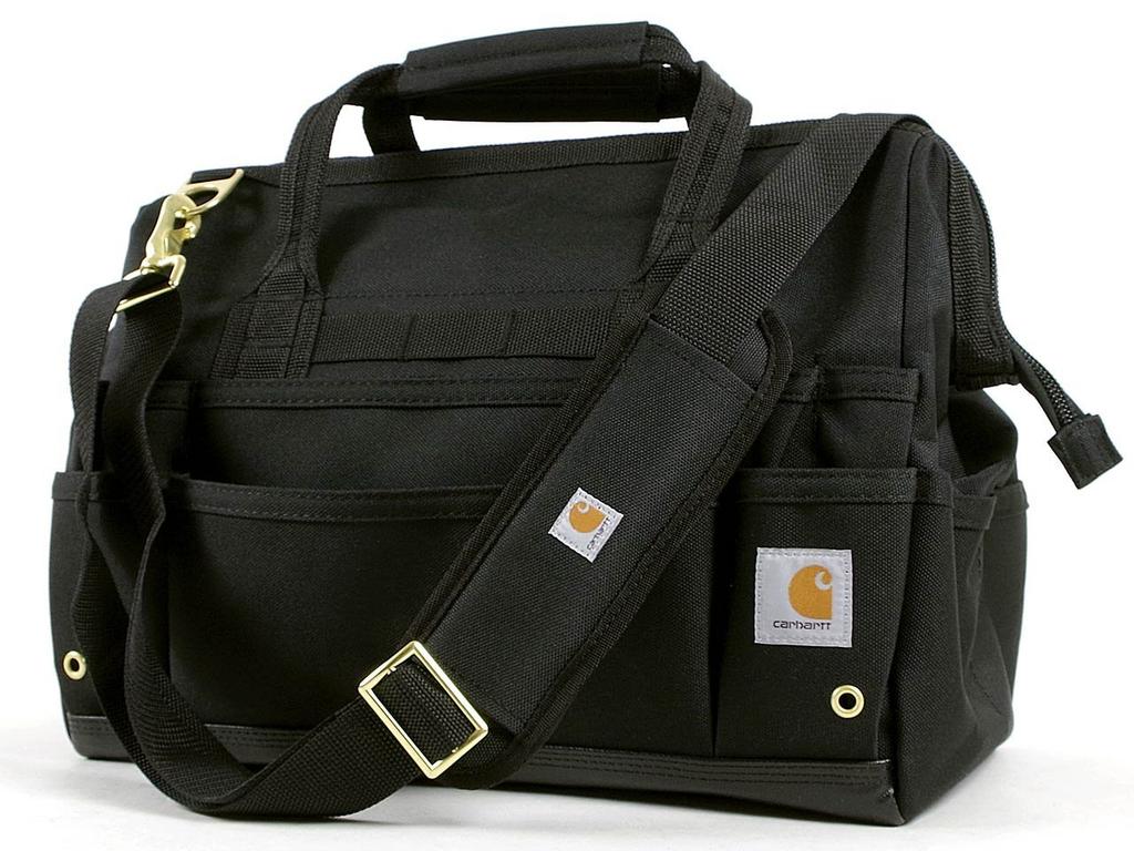 16palcová brašna na nářadí s 30 kapsami, černá [Carhartt]