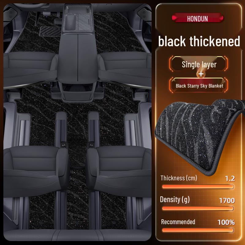 Compatible Carpet Mats for WEY Gaoshan 7-Seater TPE2025 Interior Modification
