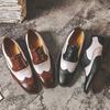 Kožené Brogues Pánské Velká Velikost Módní Svatba Párty Pánské Společenské Boty Italský Návrhář Pánské Řidičské Formální Boty Šněrovací Pánské Oxfordky