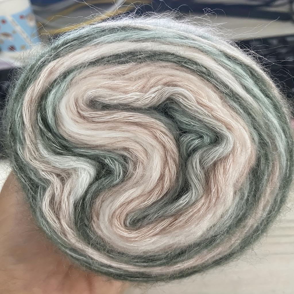 3pcs Ombre Yarn Bundle Chunky Cotton for Knitting & Crochet Thick Gradient Blanket Yarn Kit Total 300g DIY Assortment