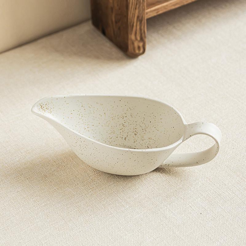 Ceramic Kettle Japanese Sesame Glaze Teapot Household Cold Kettle Restaurant Drinking Water Set Pot Large Capacity Pointed Mouth Pot