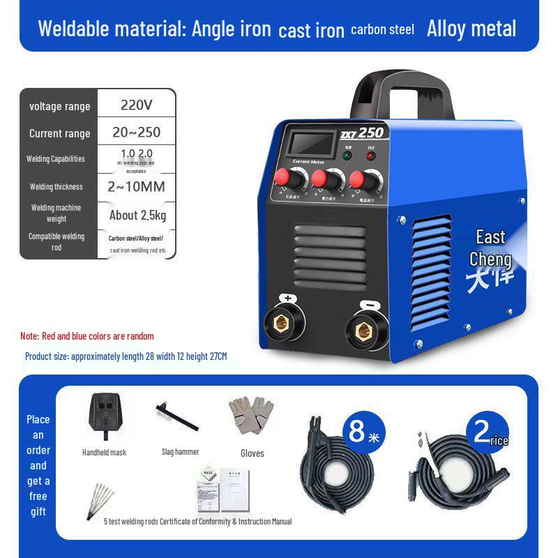 220V Portable Intelligent DC Mini Electric Welder with Full Set Accessories