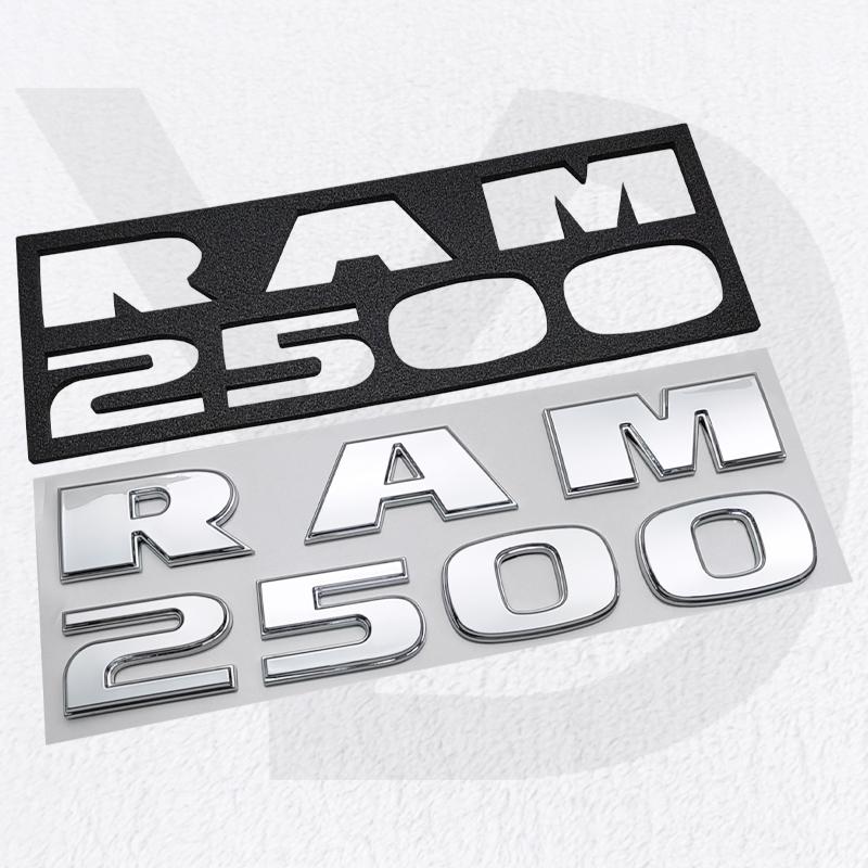 ABS Car Fender Emblem Stickers for Dodge RAM1500 RAM2500 RAM3500 RAM 1500 2500 3500 Logo Rear Trunk Badge Decals Accessories