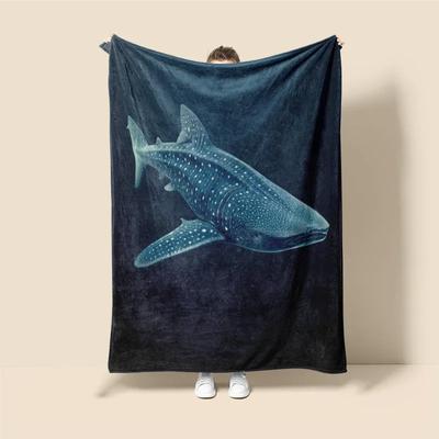 Ocean Whales Home Decoration Plush Throw Sofa Blanket Anime Animals Bedspread Bed Fluffy Soft Blankets Decor Plaid Modern