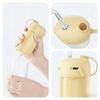 BILESHI Portable Dental Irrigator with 5 Nozzles, Electric Tooth Cleaner, Water Flosser, Prevents Tartar Buildup, Suitable for Orthodontics, Yellow