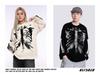 GLFS Skelett Röntgenbild Druck Unisex Hoodie Langarm T-Shirt, Herbst/Winter Kollektion