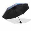 Stitch, Cloudscape Automatic Opening and Closing Umbrella  8 Ribs Windproof Portable Folding Umbrella, Suitable for Casual and Business Outings,for