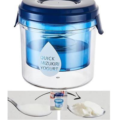 Súprava sitka na grécky jogurt s vekom, ultrajemná sieťka, dávka 450 g, výrobník hustého jogurtu/kokosového jogurtu, ľahko čistiteľný materiál potravinárskej kvality
