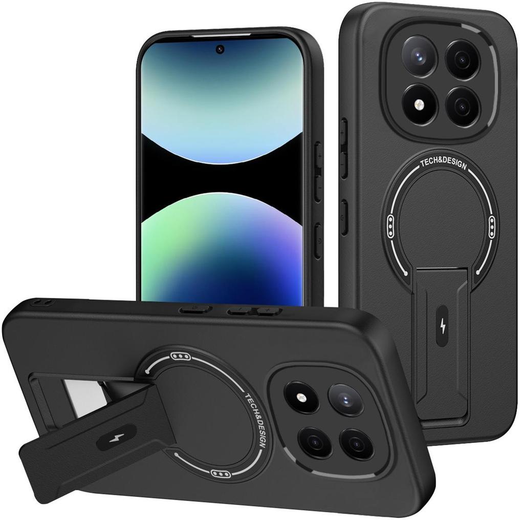Xiaomi Redmi Note 15 Pro Magnetic Skin-Feel Case with Stand for Note 14 Pro