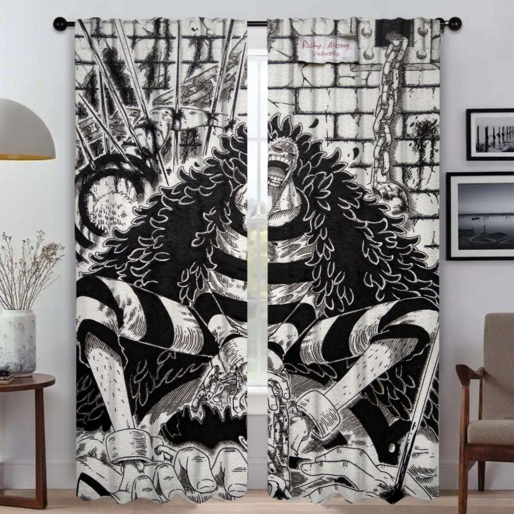 O-One-pieceS Tulle for Bedroom Halloween Decoration Blackout Curtains for Camera Partition Window Curtain Elegant Room Curtains