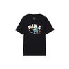 Dri-Fit Graphic Short Sleeve T-Shirt With Cartoon Print Earth Basketball Graffiti Men Tops Black DX6139-010