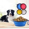 Portable Collapsible Pet Dog Bowl 350ml For Travel In Vibrant Colors For Food And Water
