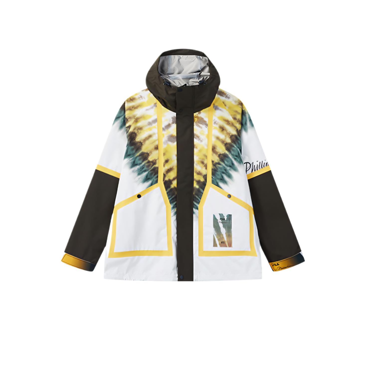 

FILA X 3.1 Phillip Lim Classic Trendy High-End Comfortable Hooded Jacket Men jackets Champagne-White F11M026702F-IV XL