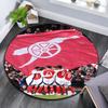 Arsenal Players Pattern Round rug,Carpet Rug for Living Room Bedroom Playroom ,Non-slip Floor Mat,Holiday Gifts and Birthday Gifts.
