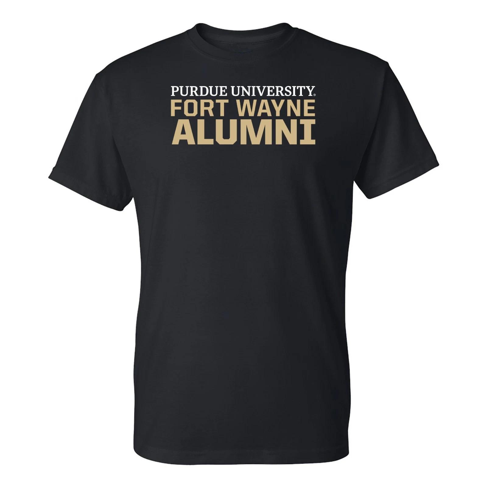 Purdue Fort Wayne Mastodons Basic Block Alumni Collegiate T Shirt - Black S
