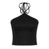European and American Retro Neck Hanging Suspender Sexy Backless Slim Fit Vest