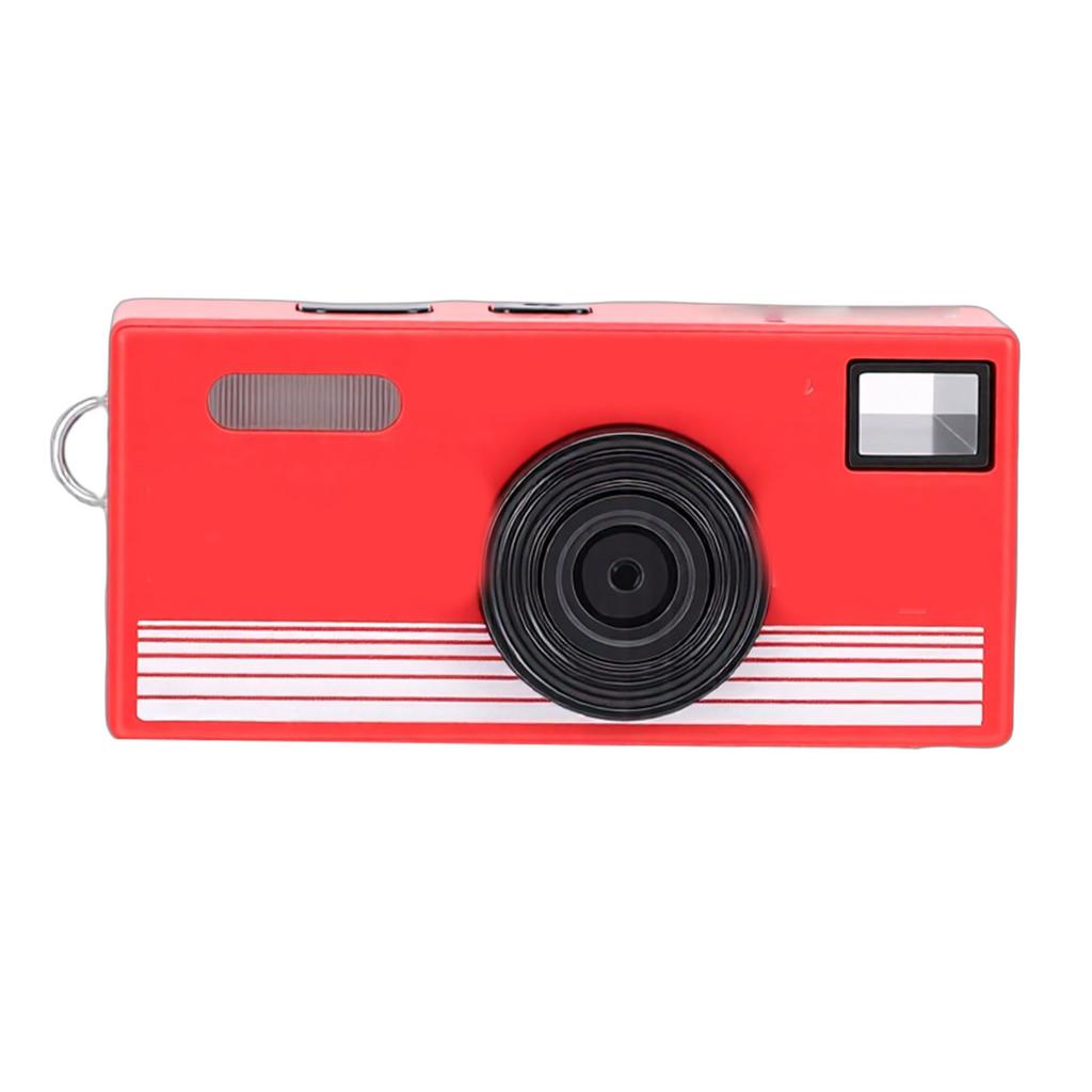 Keychain Camera 1080P High Definition 0.96 Inch Color Screen Retro Tiny Digital Camera for Life Records Travel Red