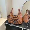 Niche retro Spice Girl armpit bag women's summer new high-value shoulder bag pleated dumpling bag