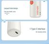 N11 Cute USB Rechargeable Portable Fan: Long-Lasting Battery, Strong Airflow, Handheld Outdoor Fan