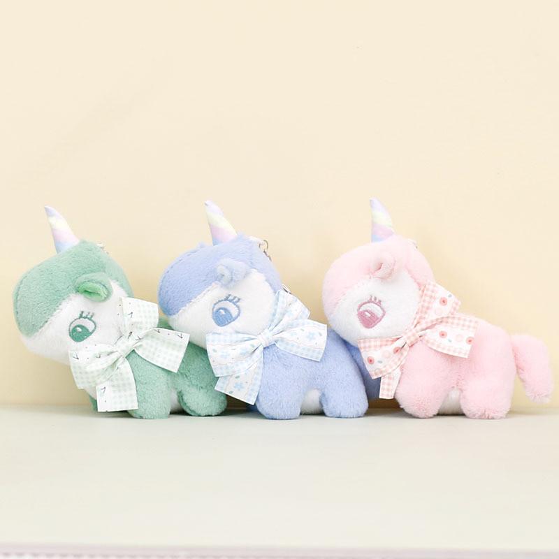 Sweet Pink Unicorn Plush Keychain Short Plush Stuffed Toy Perfect For Party Favors