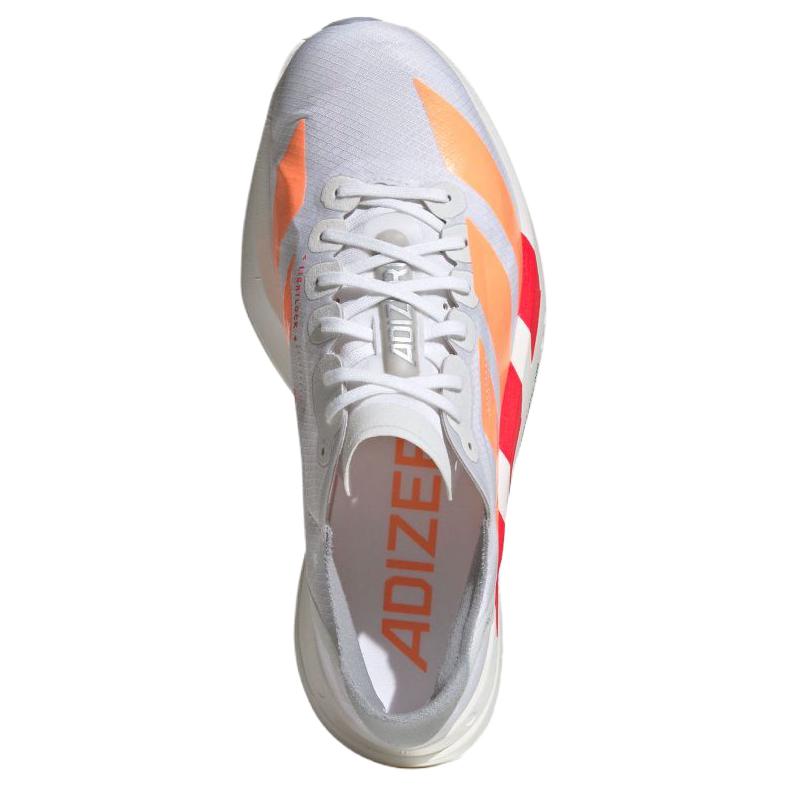 Adidas Adizero Adios Pro 4 Support Rebound Racing Running Shoes Women's White Orange JR7087